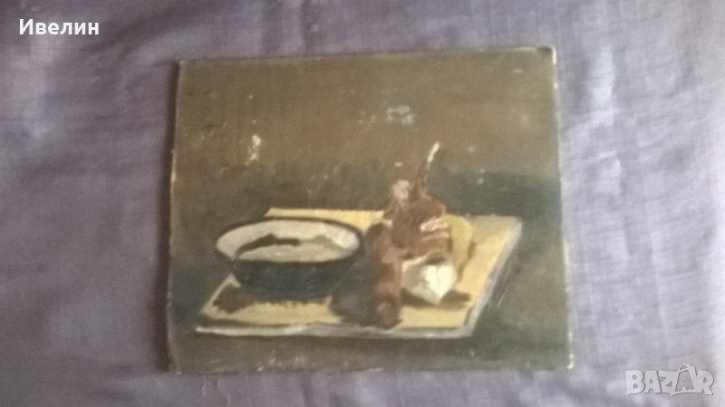 стара картина-натюрморт, снимка 1