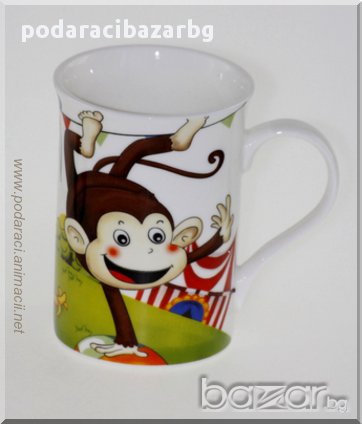 МАЙМУНКА – ЗАБАВНА ЧАША ЗА КАФЕ, ЧАЙ, снимка 1