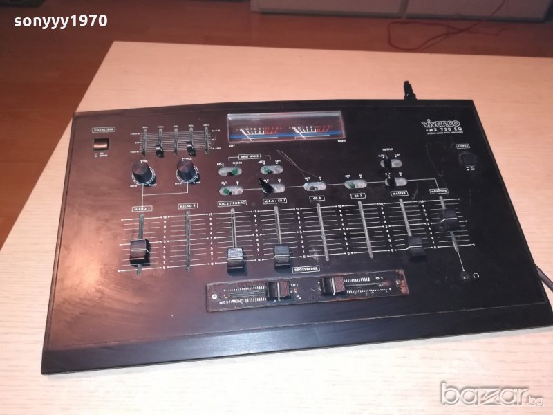 vivanco mx730eq-mixer/equalizer-внос франция, снимка 1