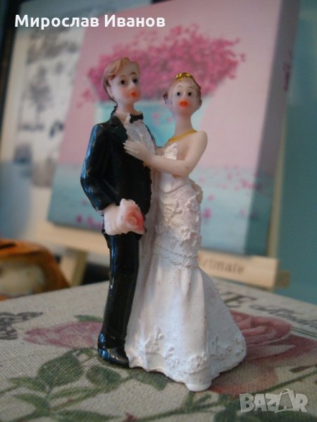 " Младоженци " - статуетка от Италия, снимка 1
