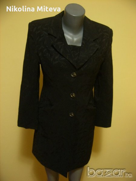 Копринено черно манто, снимка 1