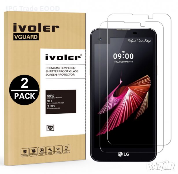 LG X стъклен протектор, снимка 1