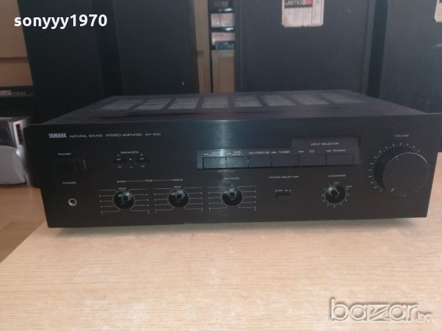 &yamaha ax-400 made in japan-stereo amplifier-внос швеицария, снимка 2 - Ресийвъри, усилватели, смесителни пултове - 20964945