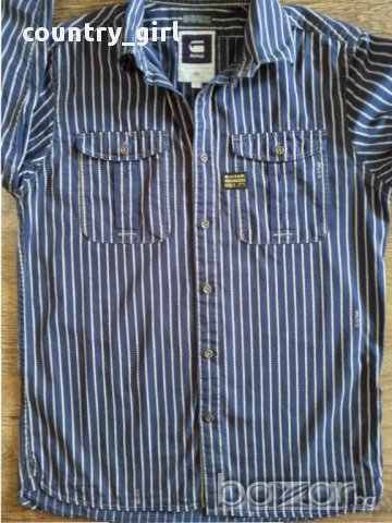 G-star - страхотна мъжка риза 100% оригинал отлично състояние , снимка 6 - Ризи - 15094294