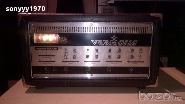 Vermona regent 1000h-made in ddr-внос швеицария, снимка 6 - Ресийвъри, усилватели, смесителни пултове - 13104287