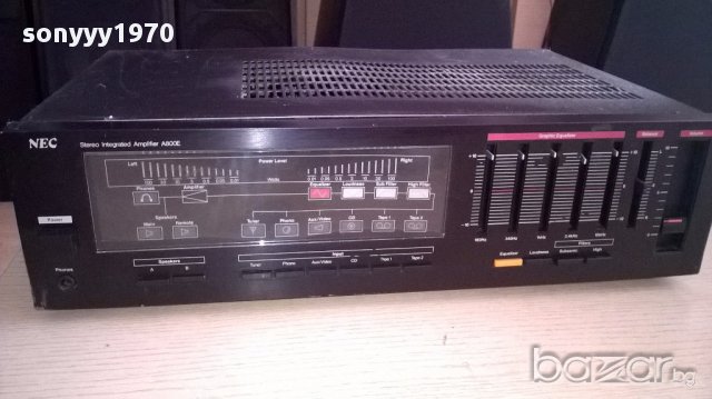 nec-amplifier 2x80w-japan-внос швеицария, снимка 12 - Ресийвъри, усилватели, смесителни пултове - 12685965