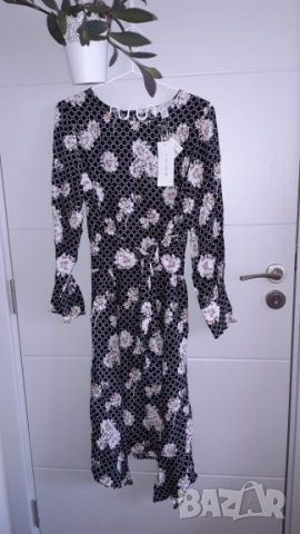 Дамска рокля, размер С, памук, снимка 1 - Рокли - 26110550