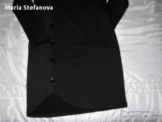 Намаление!!!Нова черна спортно-елегантна рокля, снимка 4 - Рокли - 17374240