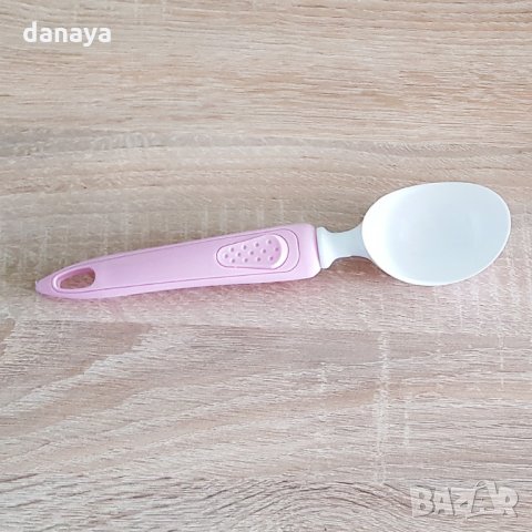 Пластмасова лъжица за сладолед, снимка 3 - Прибори за хранене, готвене и сервиране - 25969688