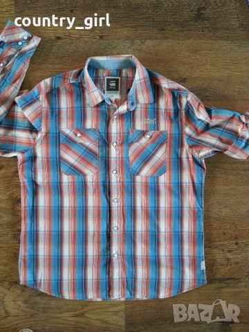 G-star - страхотна мъжка риза, снимка 5 - Ризи - 21591378