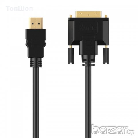 Кабел HDMI to DVI-D - 3 метра, снимка 3 - Кабели и адаптери - 20628735