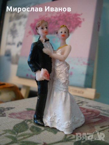 " Младоженци " - статуетка от Италия, снимка 1
