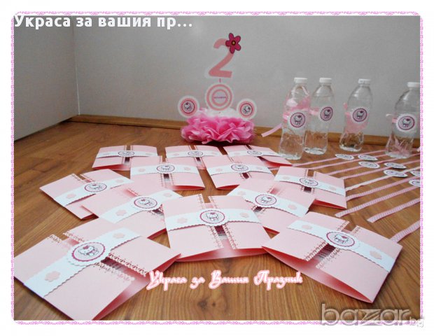 украса аксесоари и покани за детски рожден ден с Хелоу Кити, снимка 2 - Други - 15163962