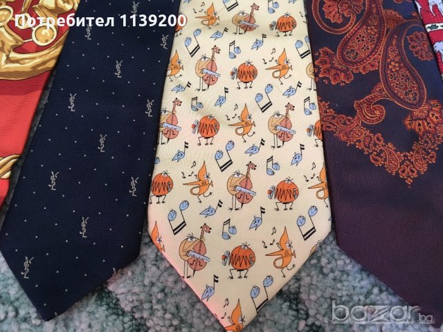луксозни вратовръзки 15бр Kenzo Azzaro Zara Les Shadoks Burton Dupont , снимка 4 - Други - 17154731
