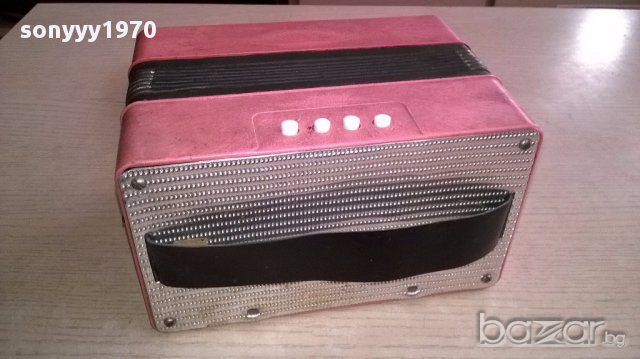 Ретро руски акордеон 20х20х12см-за колекция/ползване, снимка 8 - Акордеони - 17930322