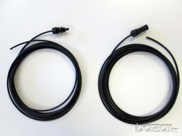 Соларен кабел 4мм2 с конектор MC4 за соларен контролер, снимка 4 - Каравани и кемпери - 17637770