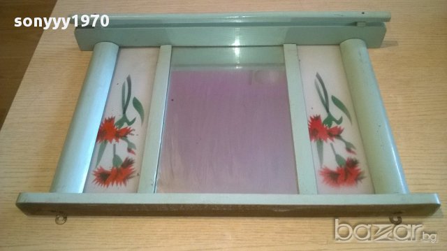 Ретро колекция-старинно огледало-антика-50х30х7см, снимка 2 - Антикварни и старинни предмети - 17745892