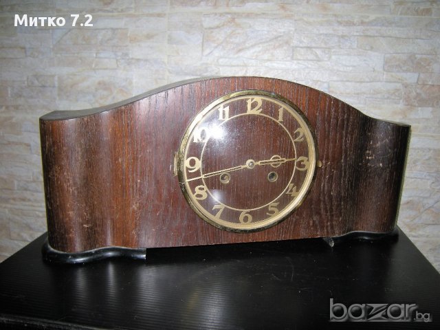 Стар немски каминен часовник  , снимка 4 - Антикварни и старинни предмети - 17071103