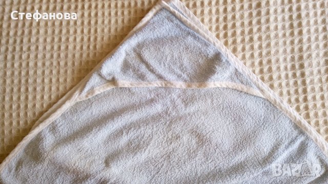 Бебешка хавлия с качулка, снимка 2 - За банята - 25927793