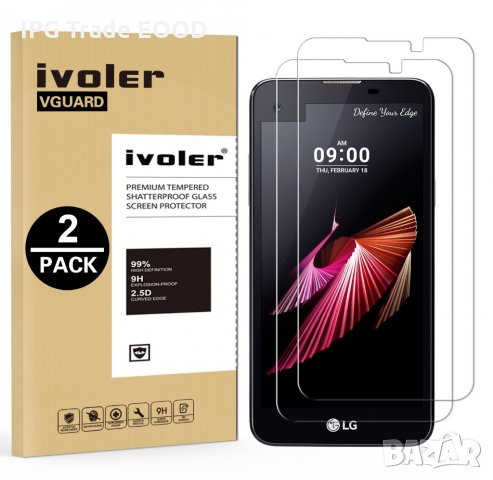LG X стъклен протектор