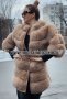 Дамско зимно палто от лисица код 048, снимка 1 - Палта, манта - 24340402