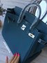 Hermes 35 Birkin Blue , снимка 2
