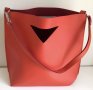Нова кожена червена чанта Kenzo tote bag оригинал, снимка 1 - Чанти - 22846117