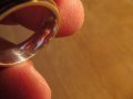 Мъжки сребърен пръстен- халка с гръцка шарка - ръчна изработка  с маркировка , снимка 3