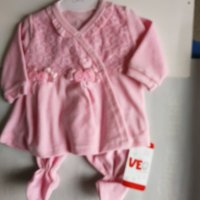 Бебешки дрешки розов цвят, снимка 1 - Детски комплекти - 24181061
