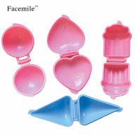 3D  Lollipop близалки 4 форми пластмасови разтварящи за направа лакомства фондан тесто , снимка 2 - Форми - 18547266