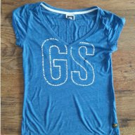 G-star - страхотна дамска тениска 100% оригинал много добро състояние , снимка 4 - Тениски - 15412584