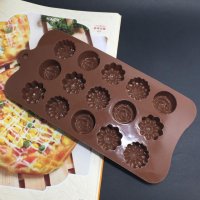 740 Силиконова форма за шоколадови бонбони цветенца и розички, снимка 6 - Форми - 24216425