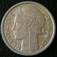 1 франк 1957 В, Франция, снимка 2 - Нумизматика и бонистика - 11682344