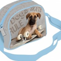 Чанта за рамо Кученце синя, THE SWEET PETS 66217, снимка 1 - Кенгура и ранички - 20270753