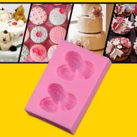 фъстъци в шушулка силиконов молд форма декор торта сладки фондан и др. украса, снимка 1 - Форми - 23842355