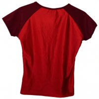 NIKE дамска червена тениска, снимка 2 - Тениски - 20616704