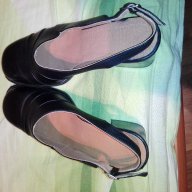 Дамски полуотворени обувки от естествена кожа, снимка 4 - Дамски ежедневни обувки - 17544059