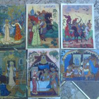 Стари руски картички - 6 бр., снимка 2 - Антикварни и старинни предмети - 22592132