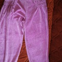 Плюшен панталон в люляково, размер 8, 10 и 12, снимка 1 - Детски панталони и дънки - 23246948
