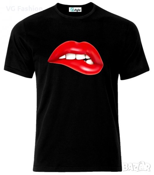 Мъжка тениска Woman Lips, снимка 1