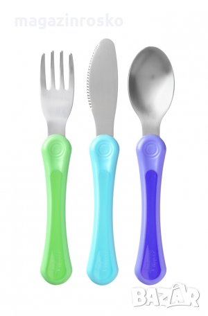 първи метални прибори за хранене.Tommee-Tippee, снимка 1