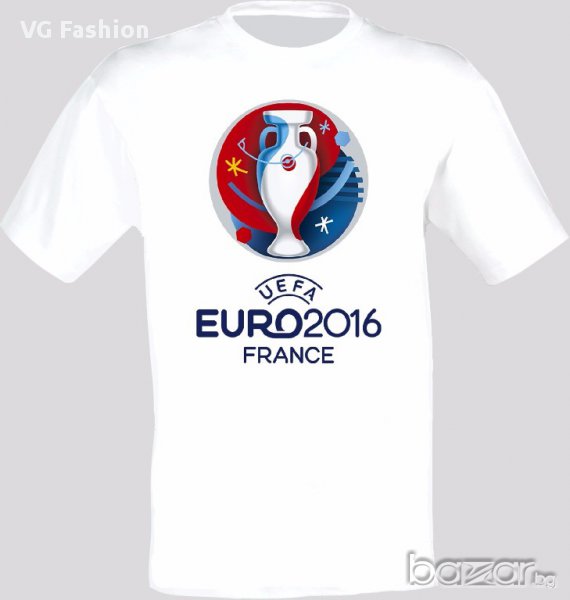 UEFA EURO 2016 Logo European Championship Football Тениска Мъжка/Дамска S до 2XL, снимка 1