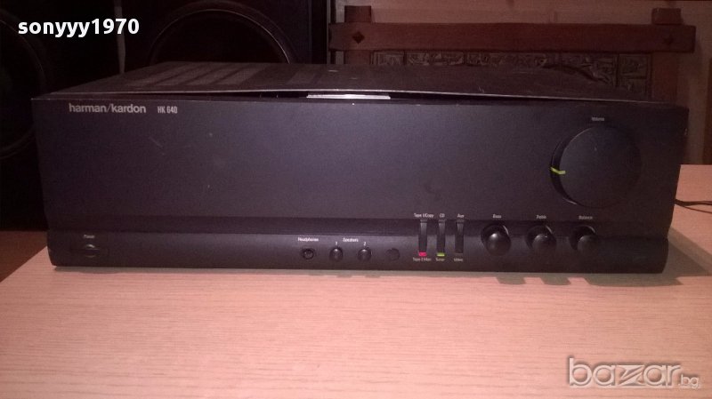 Harman/kardon hk640 amplifier made in japan внос швеицария, снимка 1