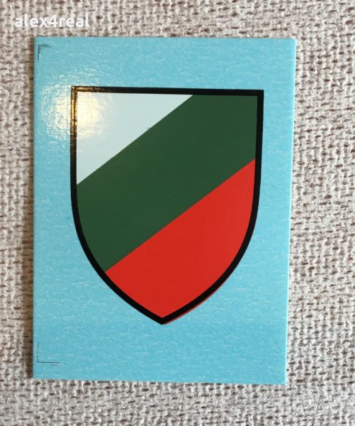 Реставрационен декал за български бойни каски М16, М36 - 20 лева , снимка 1