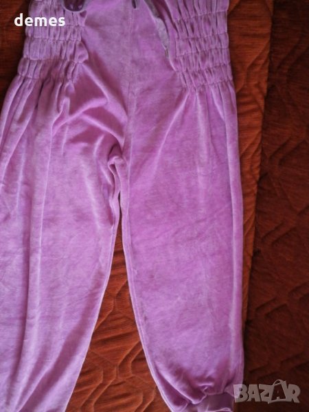 Плюшен панталон в люляково, размер 8, 10 и 12, снимка 1