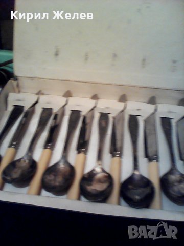 Стари руски ножчета лажички посребени , снимка 6 - Антикварни и старинни предмети - 23737056