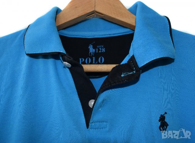 Polo Ralph Lauren детска синя тениска Размер 128, снимка 3 - Детски тениски и потници - 23565373