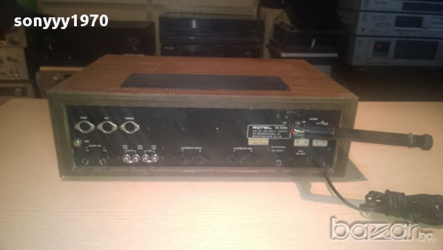 rotel rx-400a-stereo receiver-внос швеицария, снимка 6 - Аудиосистеми - 9859145