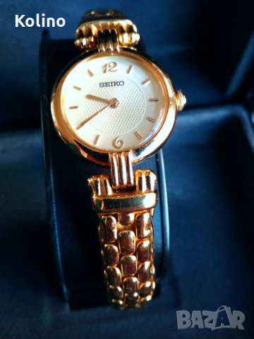 Seiko Ladies Gold Tone Bracelet Watch swx164 - сертификат за оригинал, снимка 2 - Дамски - 13760726