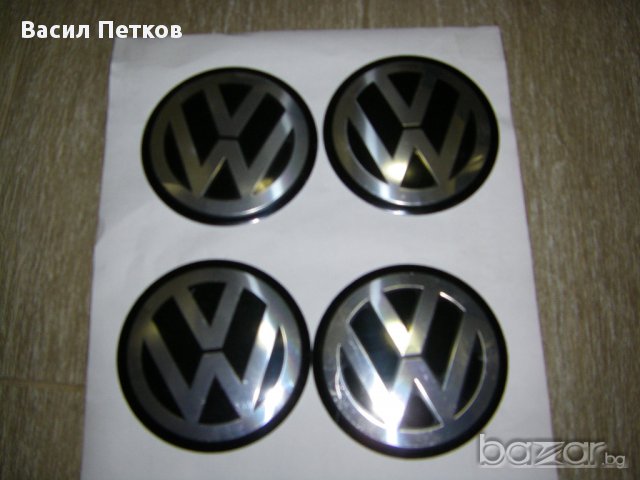 Метални емблеми VW за ключове, за тасове и  за капачки - ф 14;56;70;75 и 90 mm, снимка 1 - Аксесоари и консумативи - 13642050